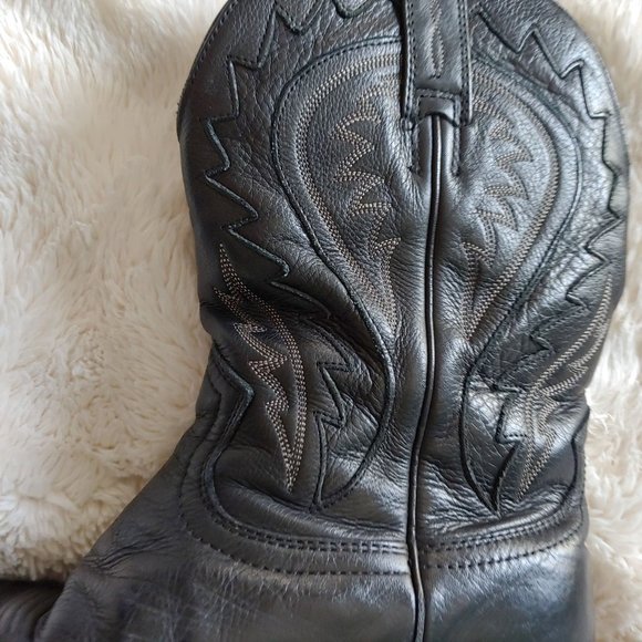 Ariat Men’s Black Deertan Legend Phoenix Boots squar toe 10010938 size 9EEE main image 5